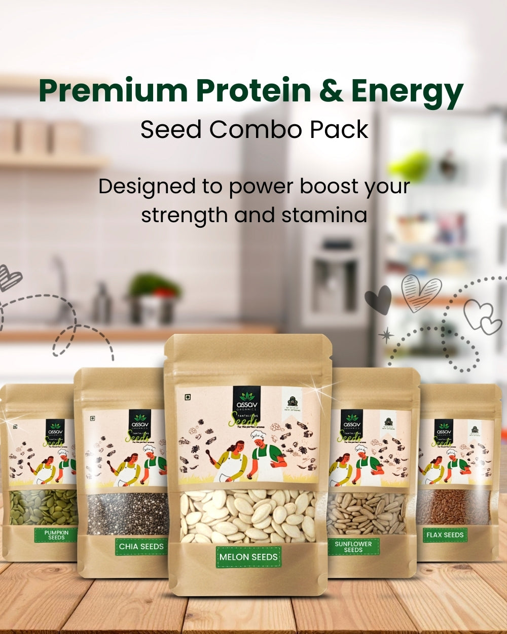 Premium Protein & Energy Seed Combo