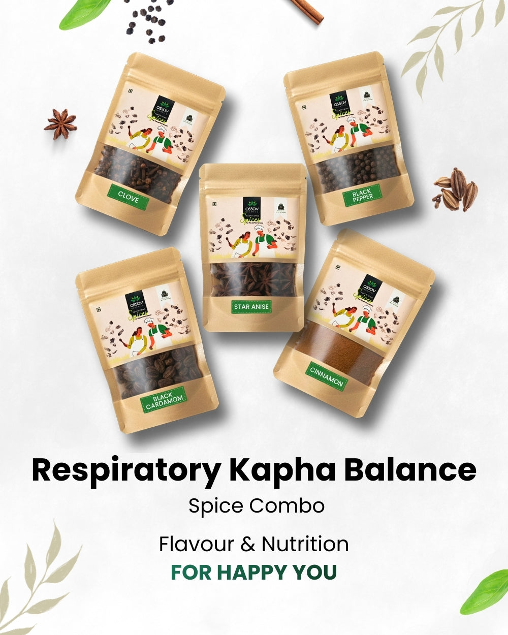 Respiratory Kapha Balance Spice Combo