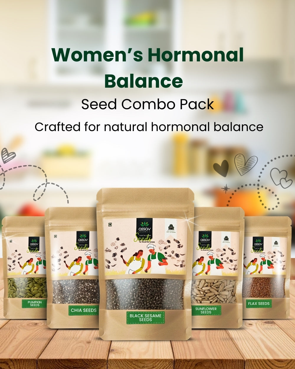 Women’s Hormonal Balance Seed Combo
