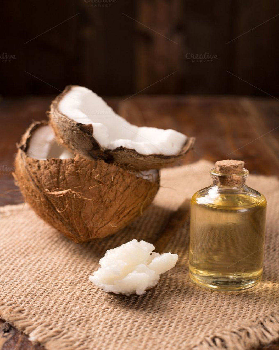 Coconut oil- wood pressed